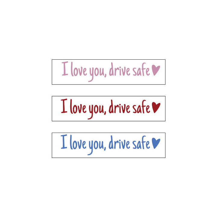 BowLift | I Love You Driving Safe Mirror Sticker