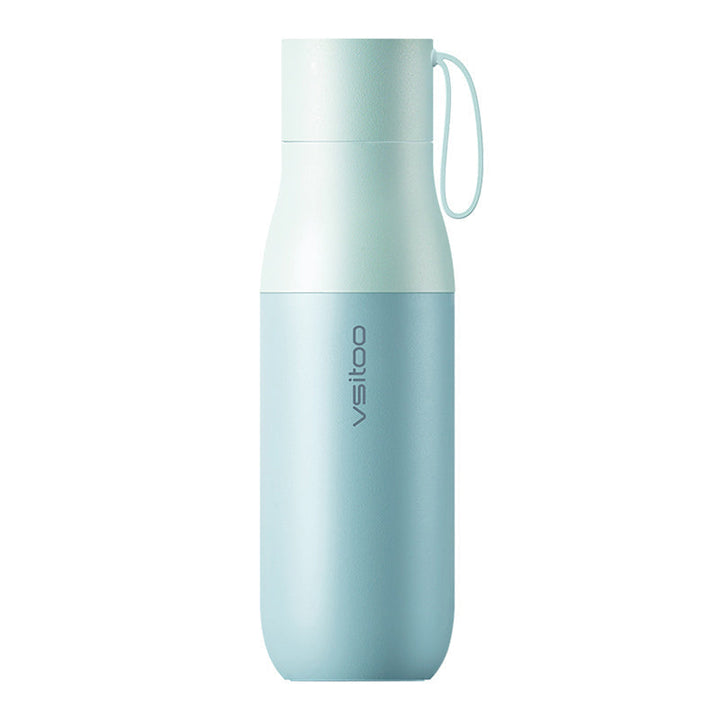 BowLift | 450ml Smart Water Bottle, with 24-hour Insulation, Temperature Display, Water Quality Detection and Magnetic Charging, for Home, Office, Sports & Travel