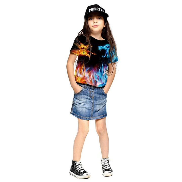 BowLift | Loose printed T-shirt for kids and adults