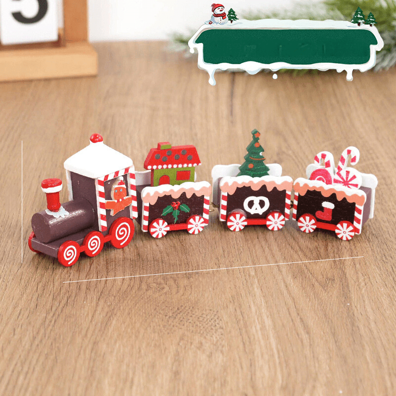 BowLift | ChristmasTrain | Cheerful Wooden Decoration