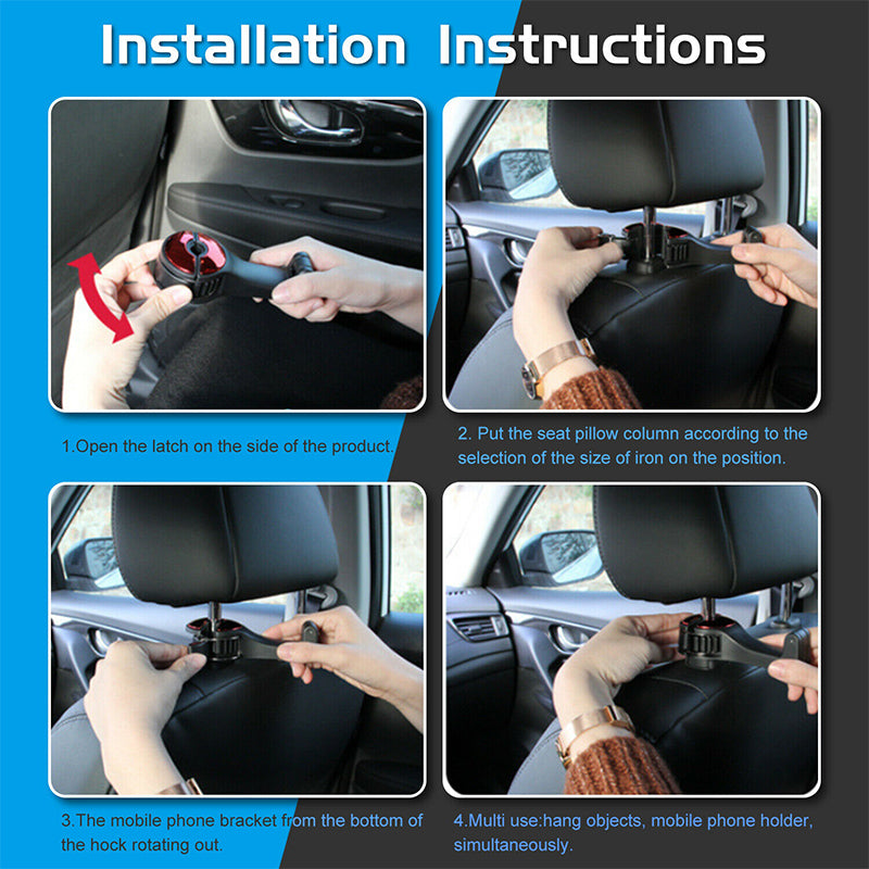 BowLift | Headrest Bracket Car Hook
