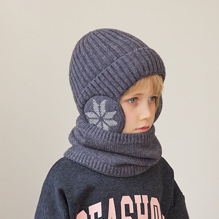 BowLift | Kids Winter Fleece Scarf Suit Knit Hat