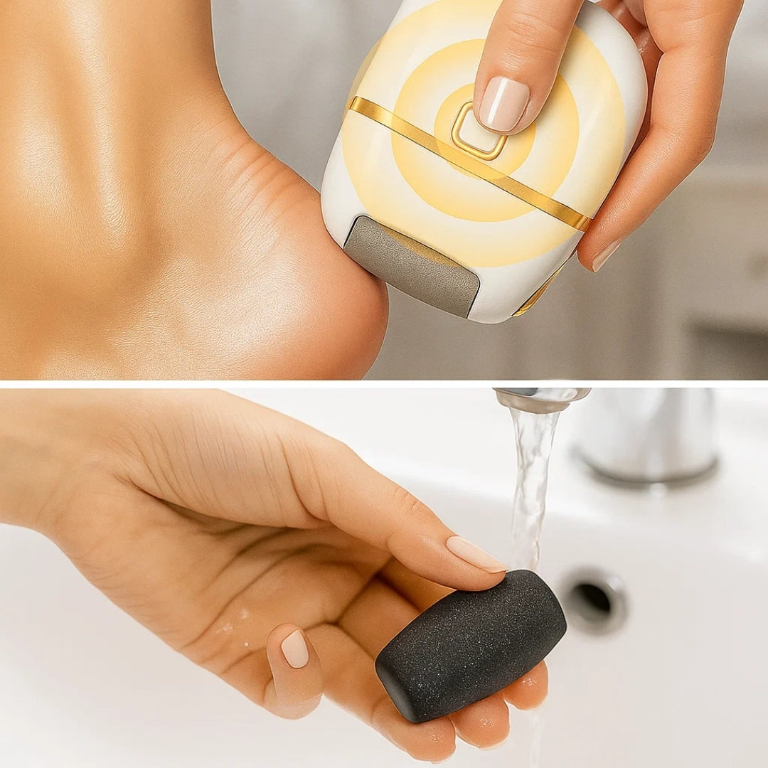 Callus Remover – Rechargeable Cordless – Heals Cracked Heels – Restores Soft, Smooth Feet at Home Bowlift