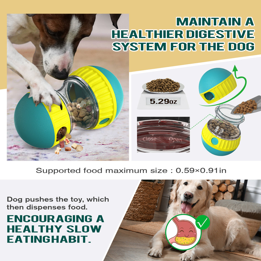 Rolling Feeder Ball – Training & Slow Feeding Toy for Dogs