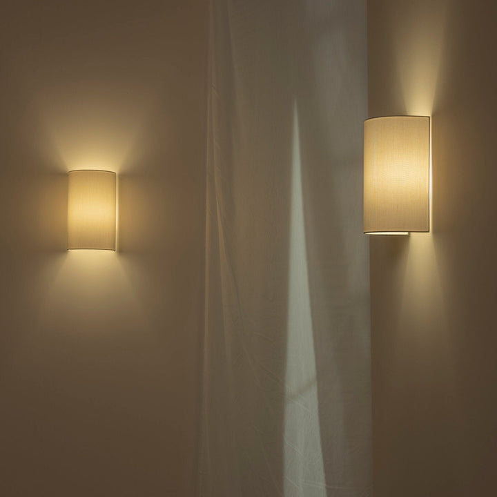 BowLift | Fabric Wall Lamp in Japanese Wabi-Sabi Style