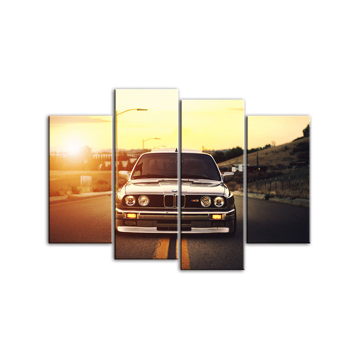 Vintage Car Ride - Canvas Wall Art Painting | Bowlift