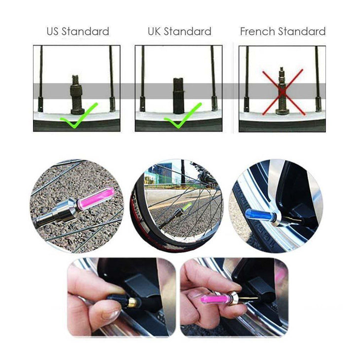BowLift | Premium LED Valve Caps for Wheels (2 pcs)