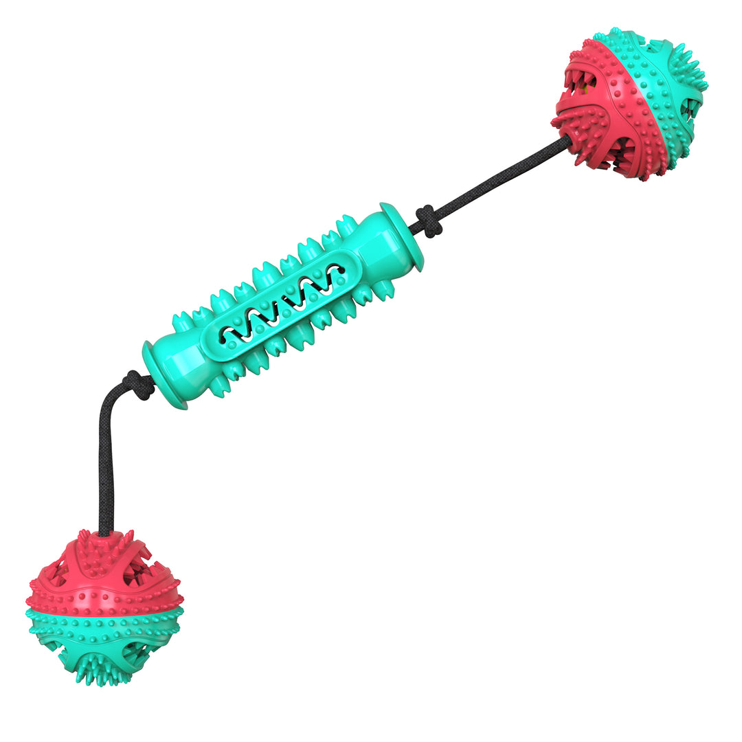 Dog Serrated Chew Toy / Dumbbell Style A / For Dogs