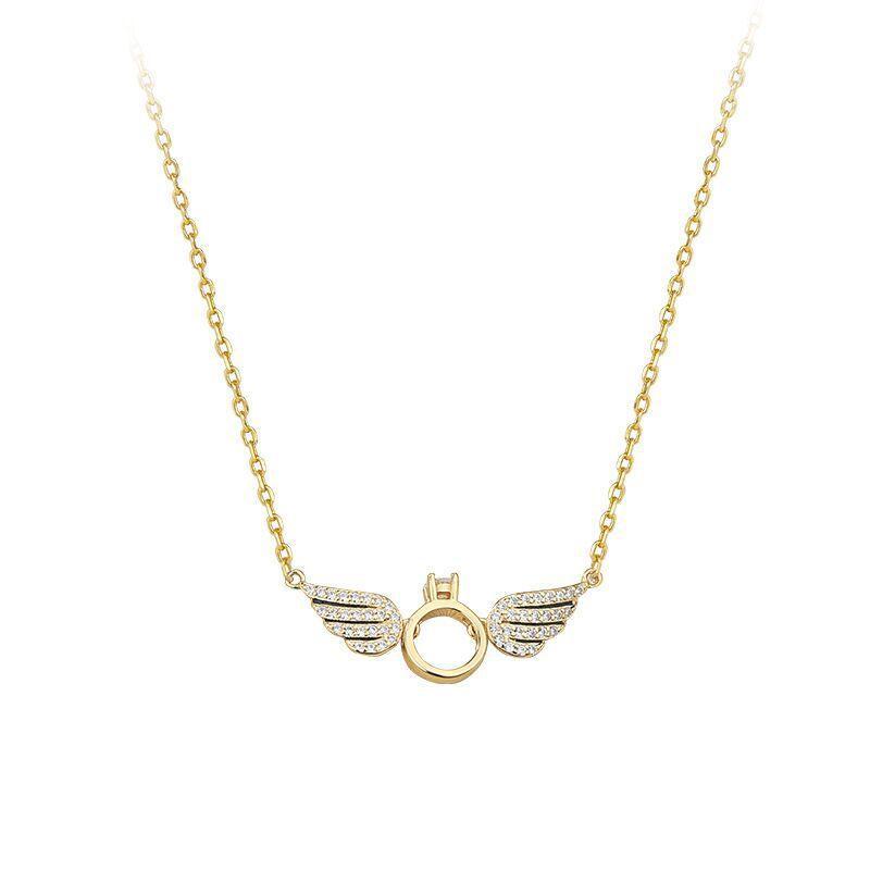 BowLift | Sterling Silver Angel Wing Necklace