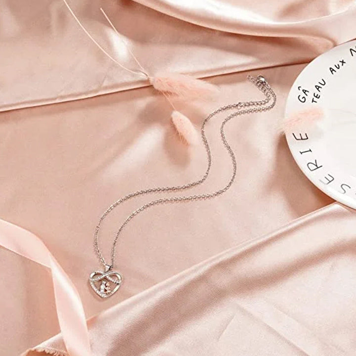 BowLift | Love You Forever Heart Necklace