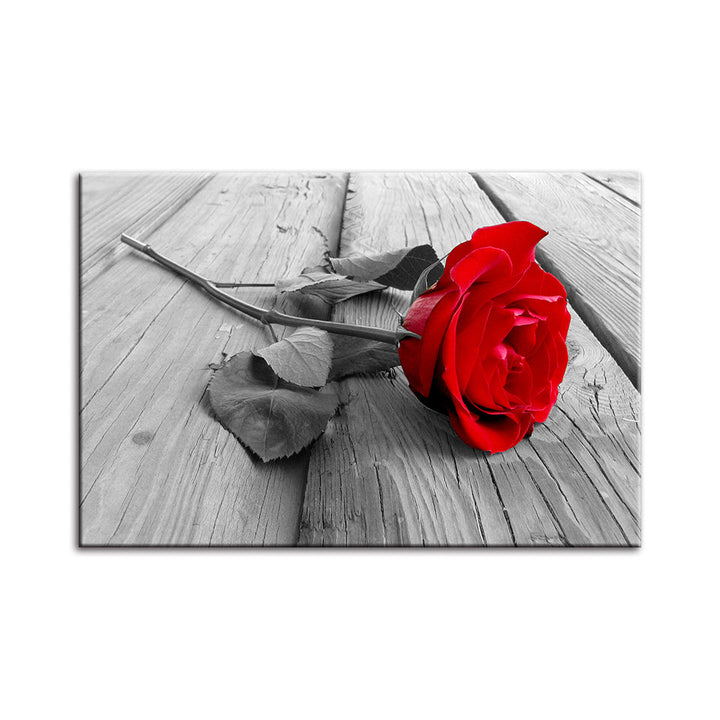 Lonely Rose - Canvas Wall Art Painting | Bowlift