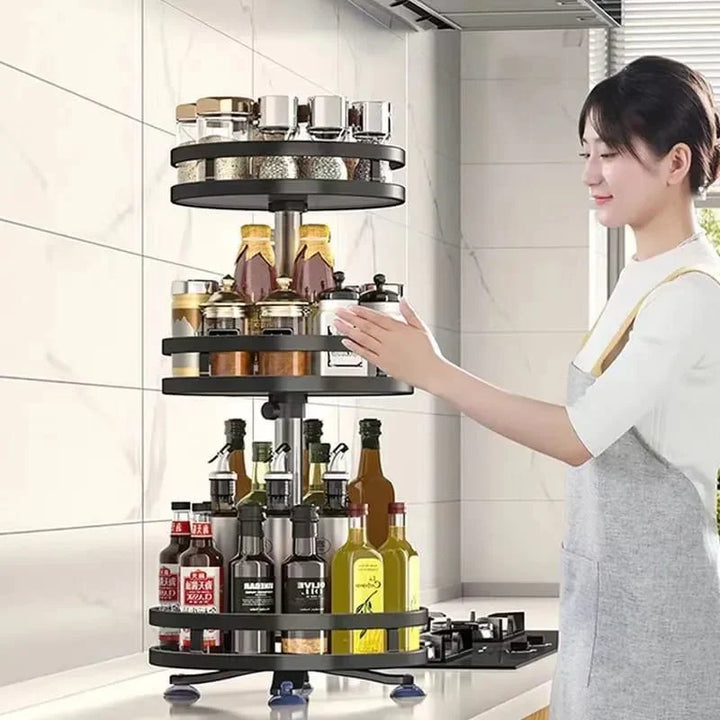 360° Rotating Storage Rack Organizer Round (Premium) Bowlift