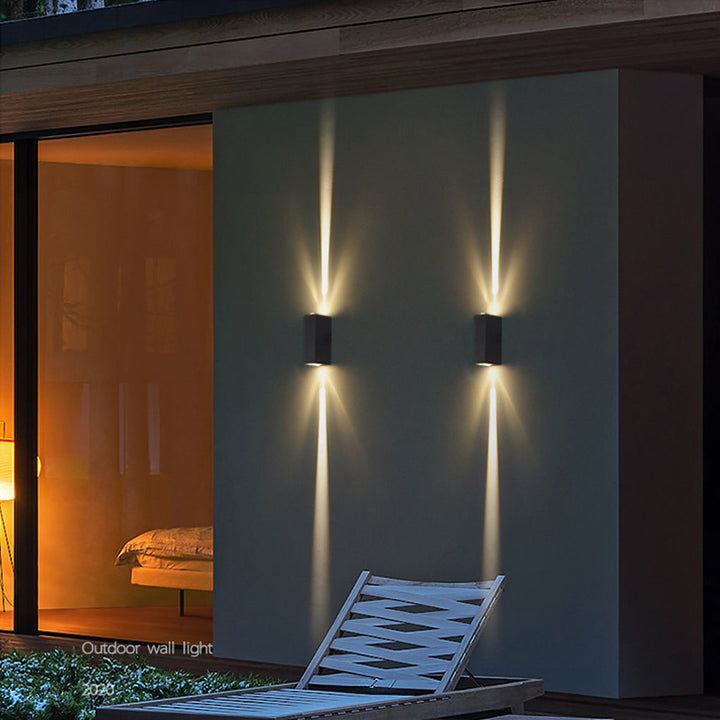 Waterproof Multifunctional Up Down Lighting Spotlight Outdoor Wall Lamps | Bowlift