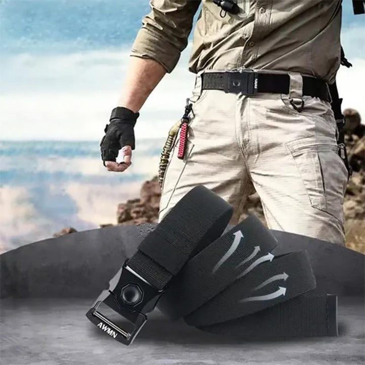 Tactical belt with automatic buckle | Bowlift