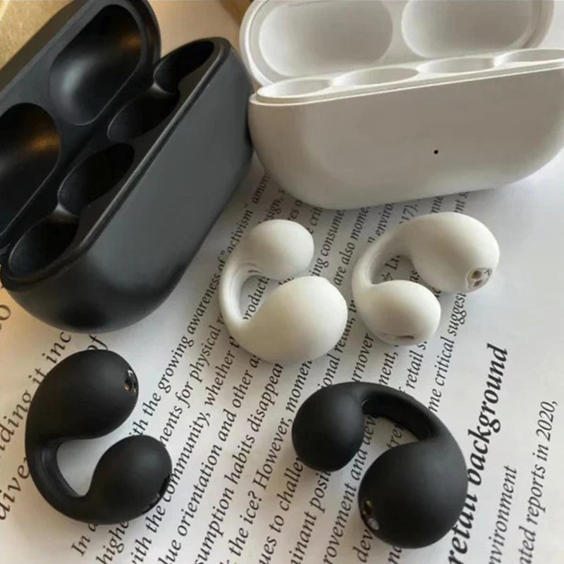 Bone conduction headphones with clip for the ear, wireless | Bowlift