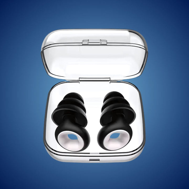 SilentGuard Sleeping Earplugs | Comfortable Noise-Reducing Earplugs - Quiet Restful Sleep Bowlift
