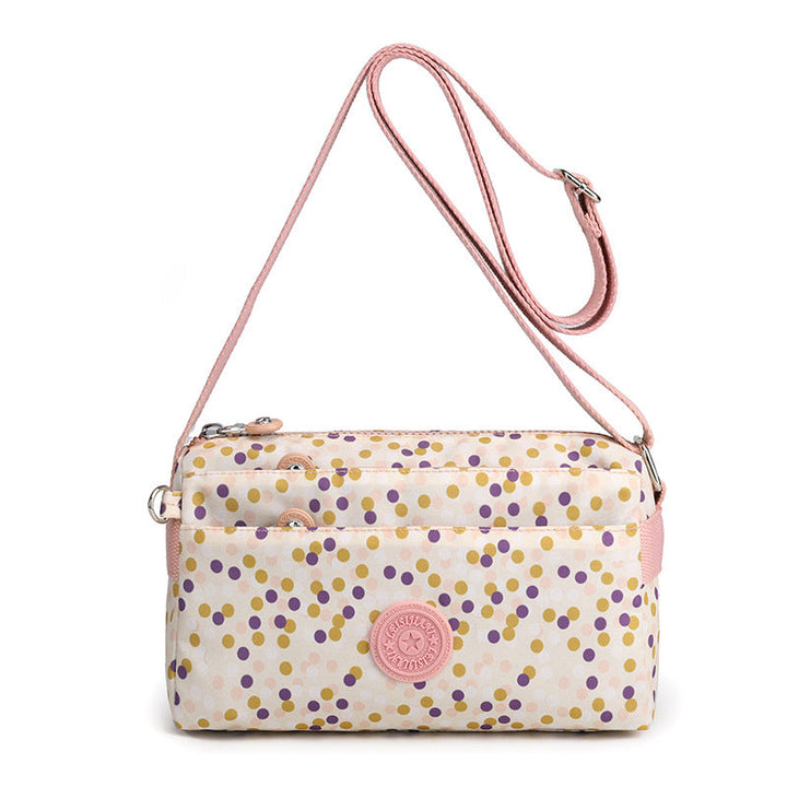 Women's Casual Multi-layer Fashionable Simple Shoulder Bag Made of Nylon | Bowlift