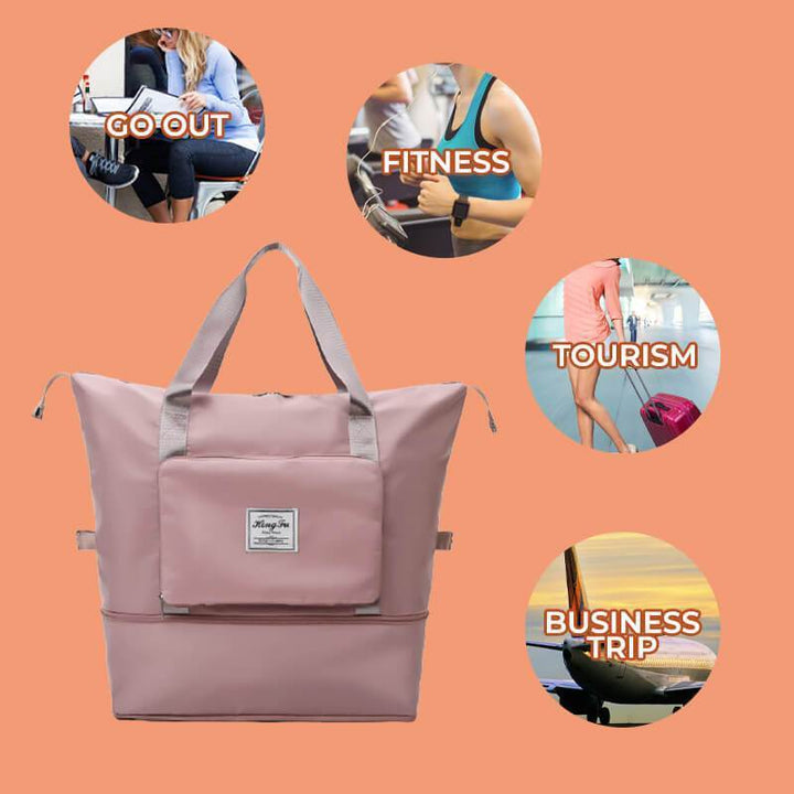 BowLift | Dry and wet divider double-layer travel bag
