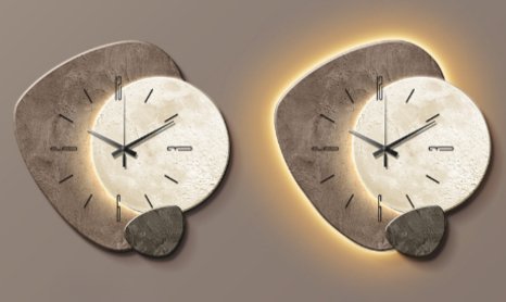 BowLift | Minimalist Wall Clock in Scandinavian Design - NordiqTime