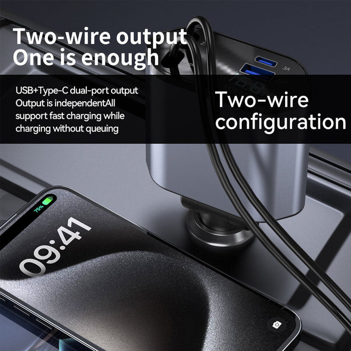 BowLift | Four-in-One Car Phone Charger