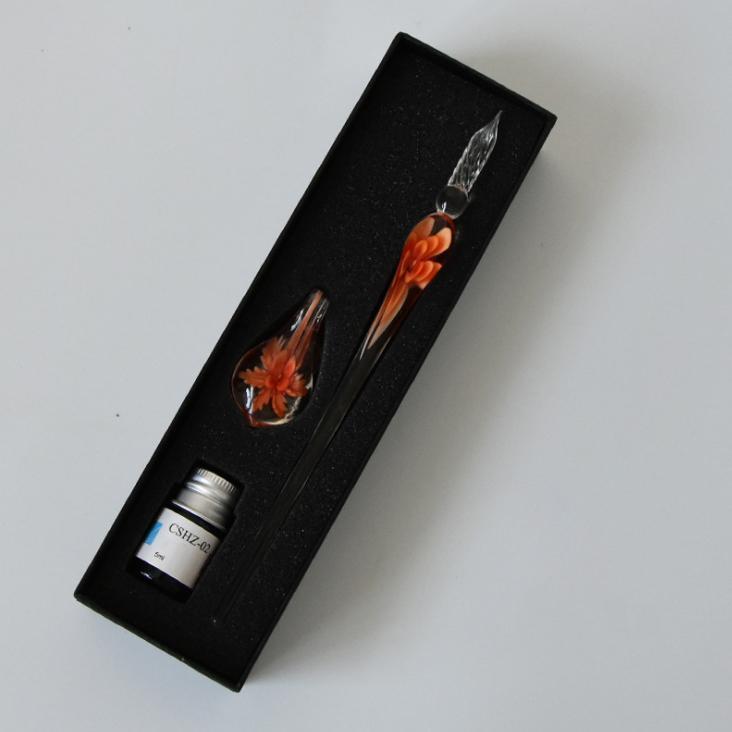 BowLift | Glass Calligraphy Pen Set with Ink and Pen Holder