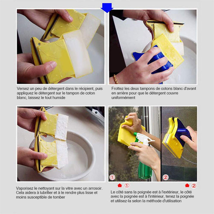 Ciaovie Window Cleaning Tool Magnetic Double-Sided | Bowlift
