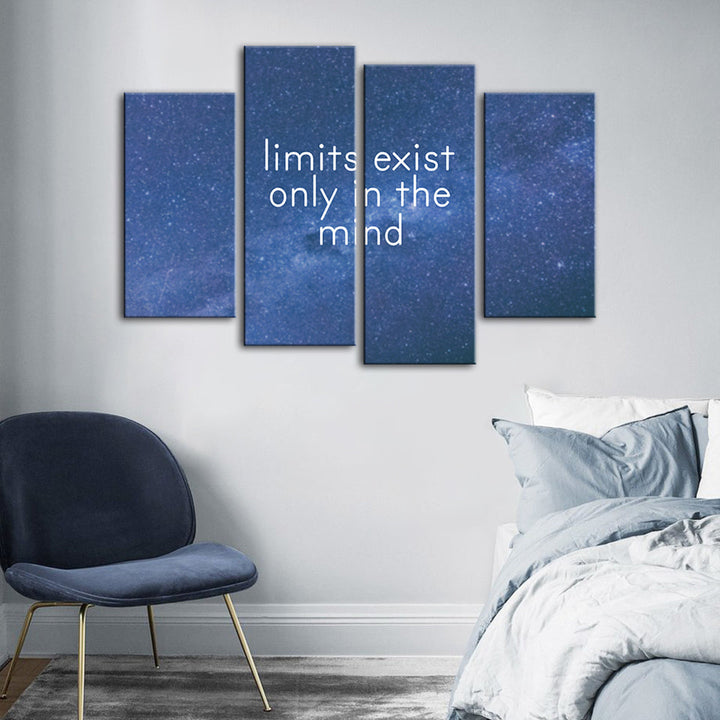 Only In The Mind 4 Piece - Canvas Wall Art Painting | Bowlift