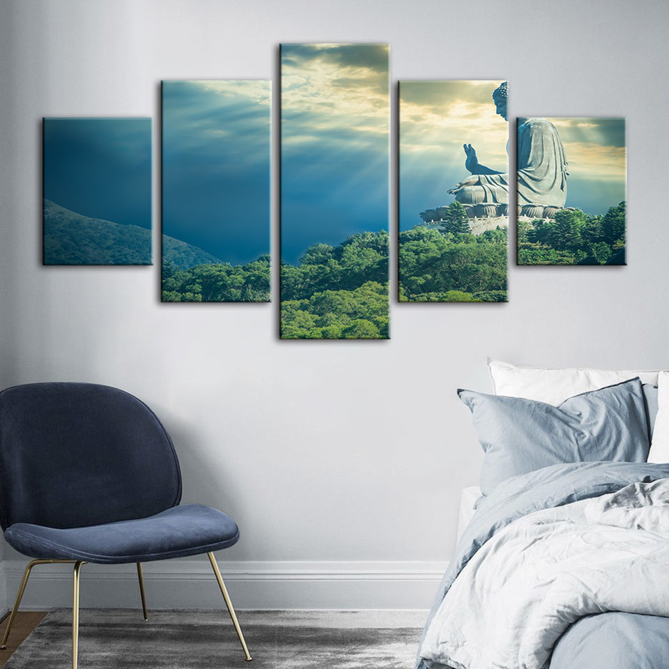 Secret Sky 5 Piece - Canvas Wall Art Painting | Bowlift