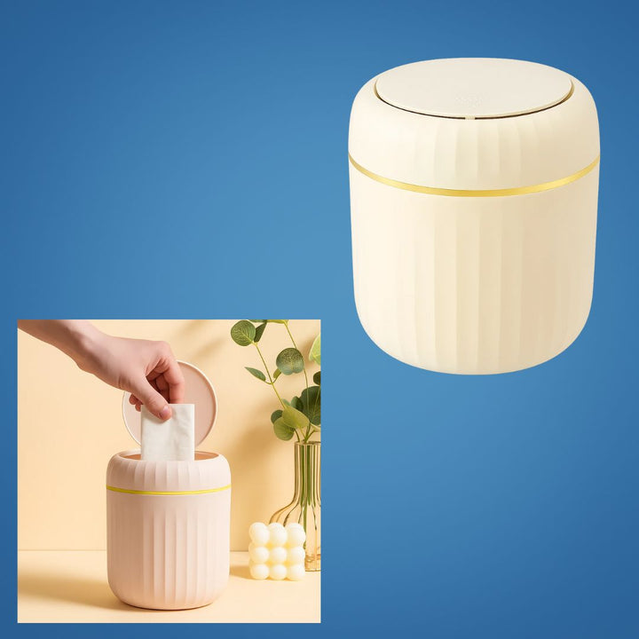 Odour-Sealing Lid – Durable Removable Inner Bucket – Compact Space-Saving Design – Keeps Desks Clean & Fresh Bowlift