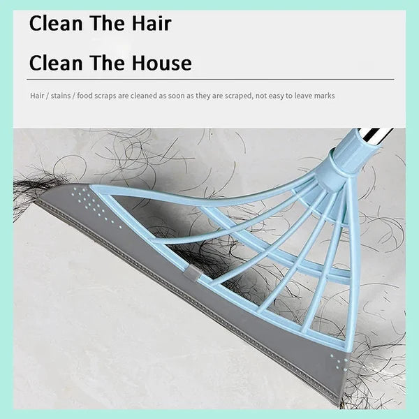 BowLift | Squeeze Silicone Broom Sweeping Water and Pet Hair