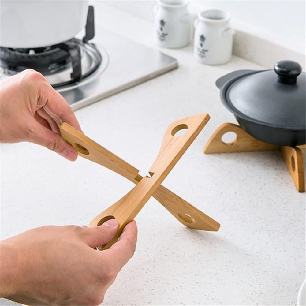 BowLift | Bamboo Pot Stand & Steam Rack