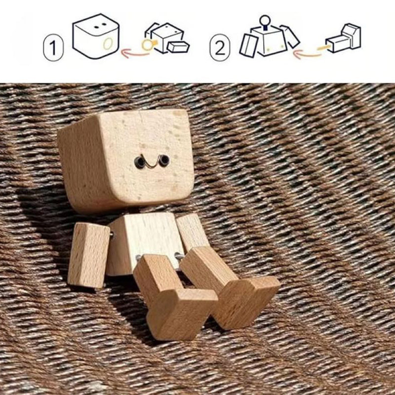 BowLift | Wooden puppet ornaments with changing expressions