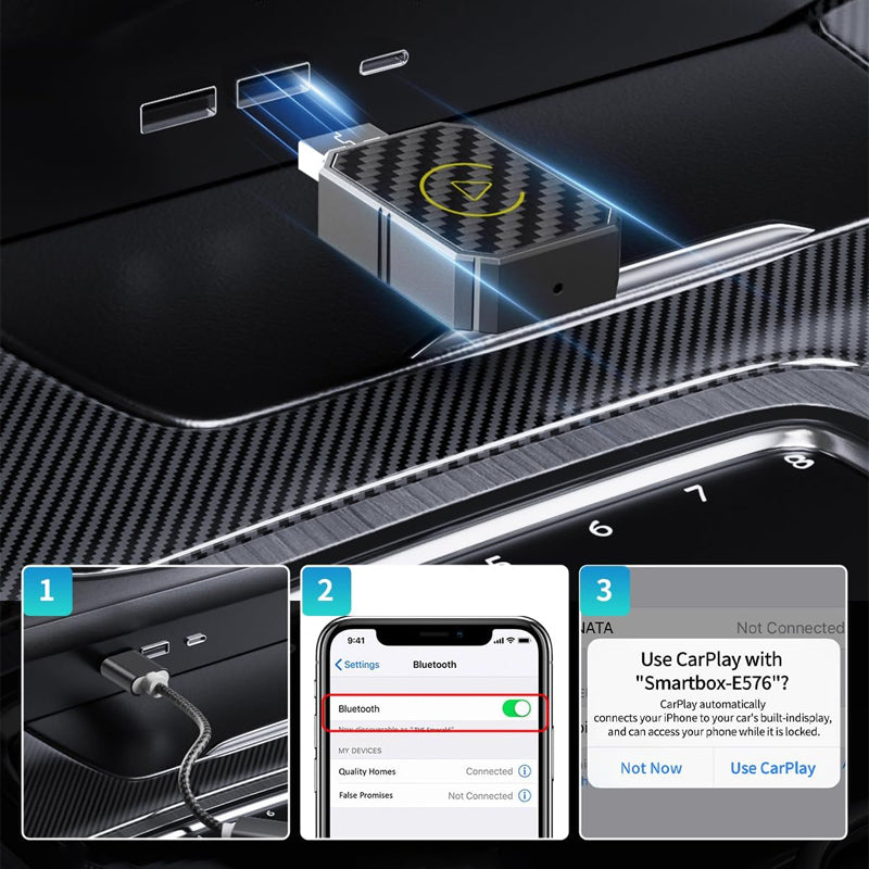 BowLift | Mini Wireless CarPlay Adapter