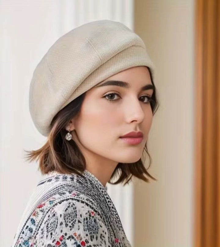 BowLift | Women’s Elegant Cap | Parisian Chic Style | Breathable Soft Fabric | One Size