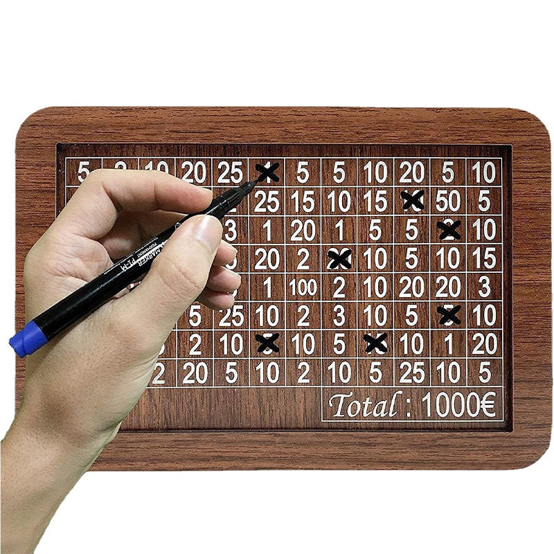 BowLift | Wood savings box with engraved figures