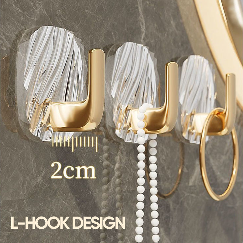 Transparent Acrylic Adhesive Wall Hook Exquisite Punch-Free Hook | Bowlift