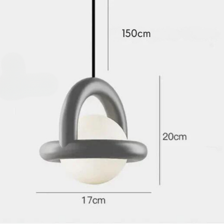 BowLift | Elegant LED Spherical Pendant Lamp
