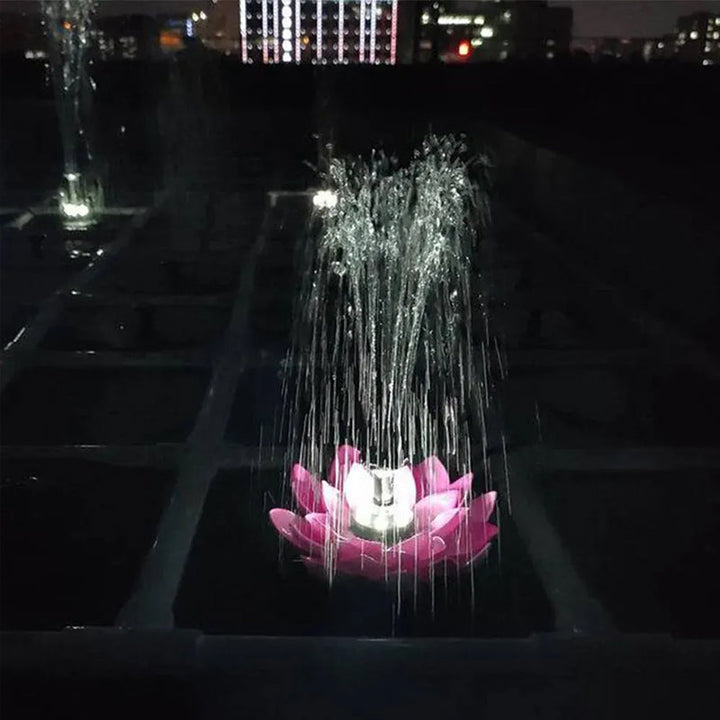 BowLift | Lotus-shaped solar fountain pond decoration