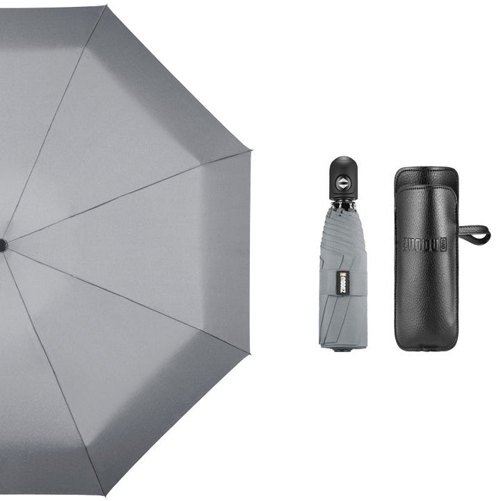 BowLift | Super Portable Auto Open/Close Windproof Umbrella with 12 Ribs, 5-Fold & Ergonomic Handle