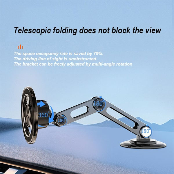 BowLift | Magnetic Force Metal Car Phone Holder
