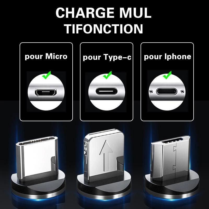Magnetic USB charging cable with LED | Bowlift