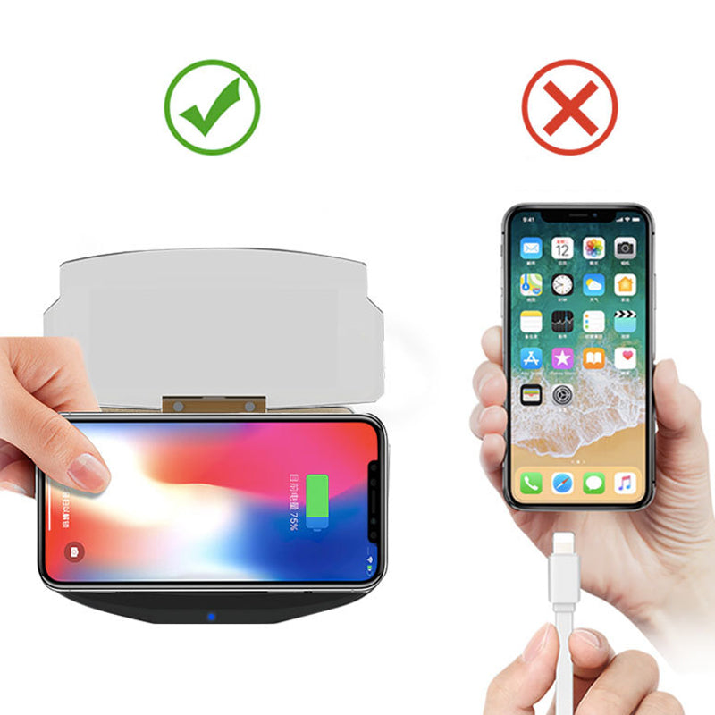 BowLift | HUD navigation projector with wireless charging function