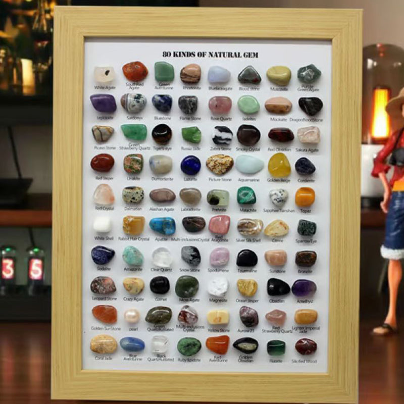 BowLift | 80 Mineral Specimens Framed Box