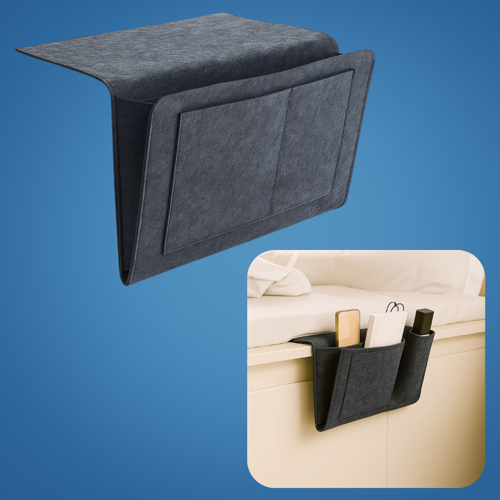 Essentials Within Reach – Thick Felt Durable Material – Save Space Stay Organised & Enjoy Nighttime Comfort Bowlift