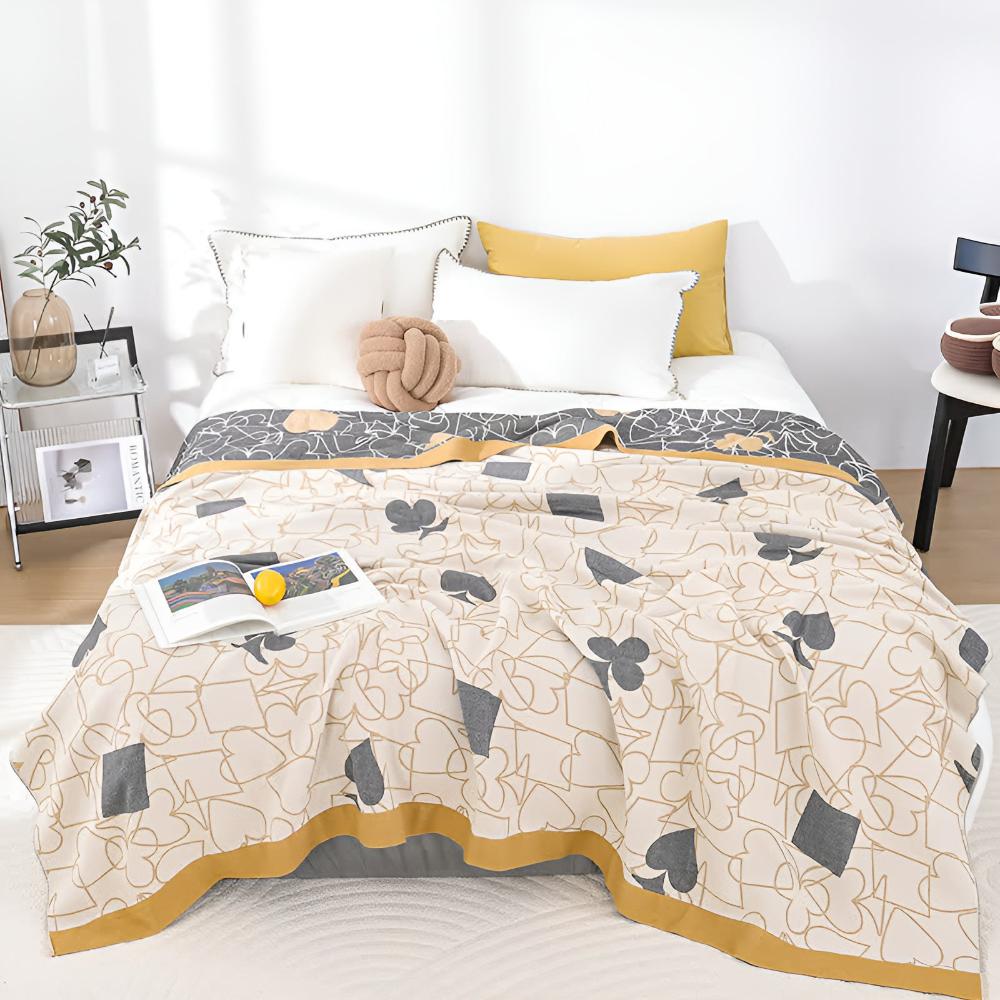 BowLift | Poker Patterns Cotton Blanket