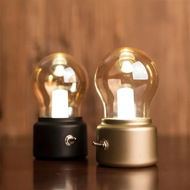 Portable Retro Table Lamp - LumiRetro | Bowlift