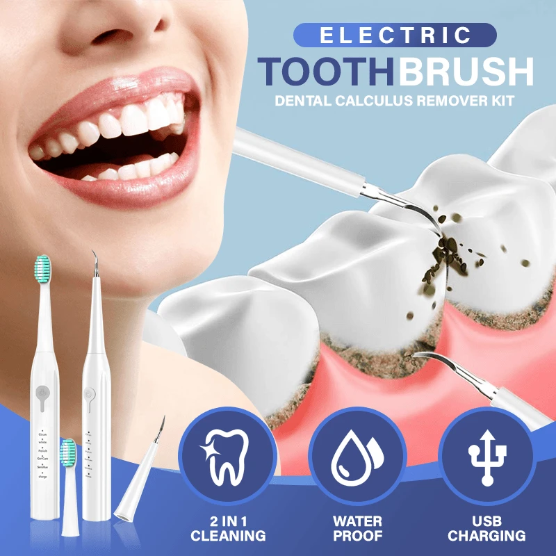BowLift | Electric Toothbrush Tartar Removal Set