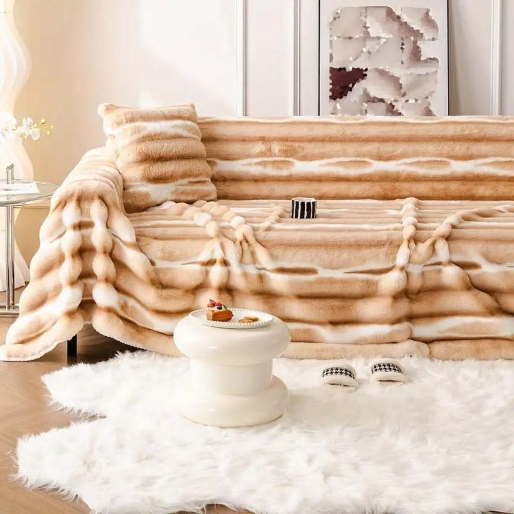 BowLift | FleeceElegance - Thick and cloud-like sofa cover