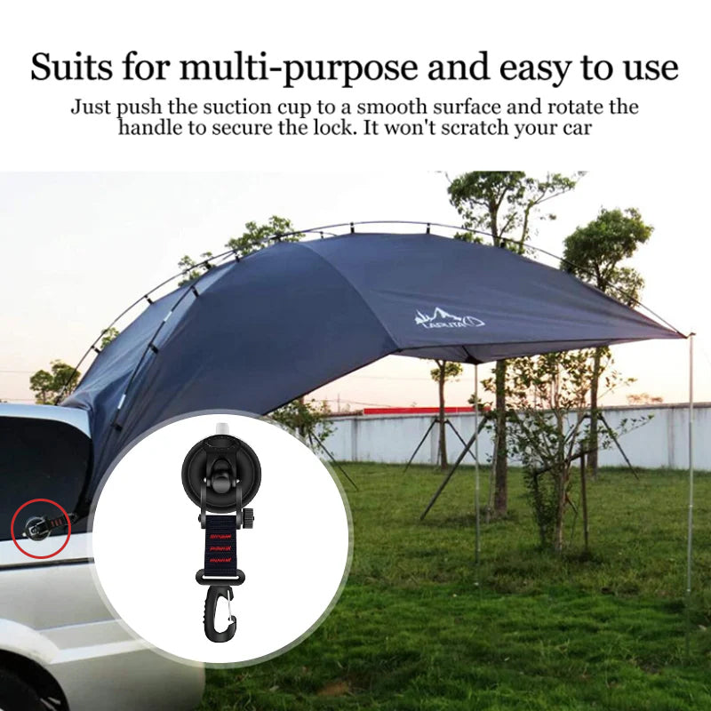 BowLift | Heavy-duty vacuum suction cup with hook