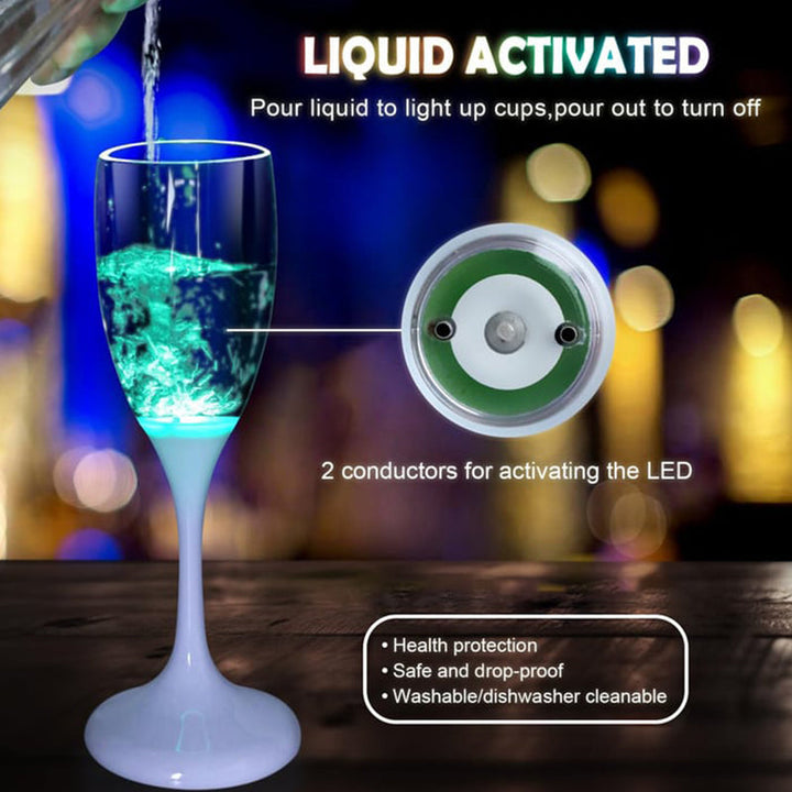 BowLift | LED Lighted Champagne Glass